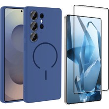 Vendas Galaxy S26 Ultra Kılıf M-Safe Şarj Özellikli Zore Meta Kapak + Ekran Koruyucu