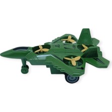 Luord - Store Sürtmeli Döner 4 Pervaneli Uçak - Yeşil (Lisinya)