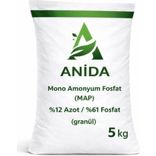 Anida Mono Amonyum Fosfat (Map) %12 Azot / % 61 Fosfat 5kg. Granül