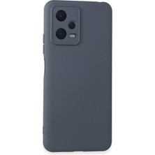 Sylar Redmi Note 12 5g Kılıf Nano Içi Kadife Silikon - Gri