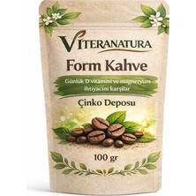 Viteranatura  Kolajen & L'carnitine Ekstratlı Form Kahve Detoks 100 gr &süngeli sabun hediyeli