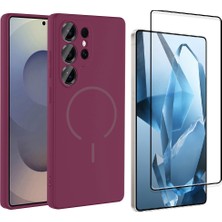 Vendas Galaxy S26 Ultra Kılıf M-Safe Şarj Özellikli Zore Meta Kapak + Ekran Koruyucu