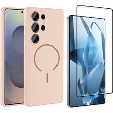 Vendas Galaxy S26 Ultra Kılıf M-Safe Şarj Özellikli Zore Meta Kapak + Ekran Koruyucu
