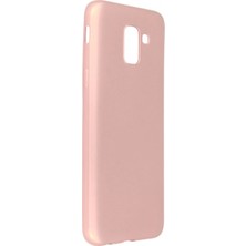 Pileli Store Pilelistore   Samsung Galaxy J6 Kılıf First Silikon - Rose Gold