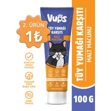 Sindirim Düzenleyici, Tüy Yumağı ve Kusma Önleyici Multivitamin Kedi Malt Macun 100 gr