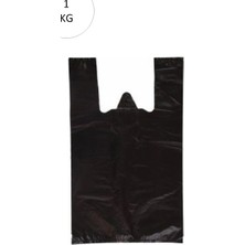 Kocadal Siyah Atlet Poşet Jumbo Boy 50X90 cm Takriben 12 Adet 1 kg