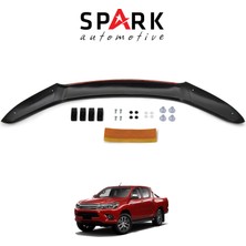 Spark Oto Aksesuar Toyota Hilux 2015-2020 Yıl Aralığı Uyumlu Kaput Rüzgarlığı 4mm