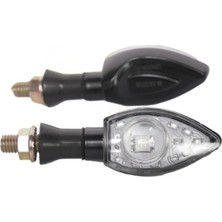 Moto Prime LED Sinyal [sarı Işık] [takım] Siyah [1061] - E Belgeli