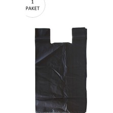 Kocadal Siyah Hışır Atlet Poşet Mini Boy 22X31 cm 1 Paket Takriben 500 Adet