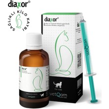 VETQ0M Diaxor Kedi Kan Şekeri Düzenleyici ve Kilo Kontrol Damlası 45 ml