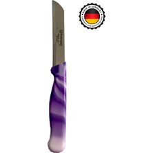 Kocadal Meyve Bıçağı Doğrama Bıçağı ve Düz Soyacak Ebruli Mor Bıçak 1 Adet ROYALEKS-SLG10