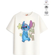Belya Kids Wear Kız Çocuk Tam Kalıp Sh Tasarım 36 Oversize Tişört