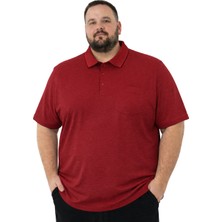 Battal Moda Battalmoda Erkek Büyük Beden  Polo Yaka Kısa Kollu Pike Tişört 3xl-4xl-5xl-6xl