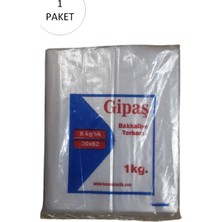 Kocadal Bakkaliye Naylon Torba 5'kg Lık 30X52 cm 1 Paket (Takriben 110 Adet)