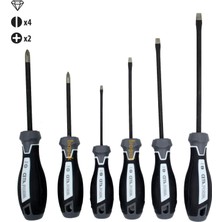 Ceta Form 6 Parça Elmas Kayma Önleyici Tornavida Takımı F99D-601