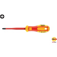 Ceta Form Slimline Ph2 x 100 mm 1000 Volt Vde Izoleli Yıldız Tornavida G02S-002-100