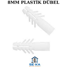 Seka Hand Tools 8mm Plastik Dübel 500 Adet