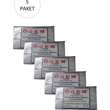 Kocadal Bakkaliye Naylon Torba Beşlik 30X52 cm 1 kg 5 Paket (Takriben 525 Adet)