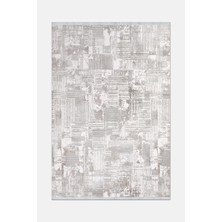 Artloop Nova Gri/krem Robot Süpürgeye Uyumlu Kolay Temizlenebilir Halı Oturma Odası ve Koridor Halısı Rp 14