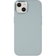 Sylar iPhone 14 Plus Kılıf Asya Deri Silikon - Sierra Blue