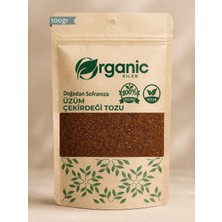 Organic Kiler Üzüm Çekirdeği Tozu Katkısız & Doğal 100 gr