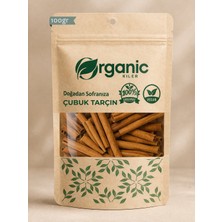 Organic Kiler Çubuk Tarçın 100gr. Doğal & , Katkı Madde İçermez, Kabuk Tarçın