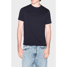 Armani Exchange Logolu % 100 Pamuk Regular Fit Bisiklet Yaka T Shirt Erkek T Shirt XM002467 AF10356 UB101
