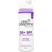 Cire Aseptine Günes Koruyucu Anti -Age Yüz Kremi Spf 50+ Sun Face Protect 50 ml