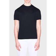 Armani Exchange % 100 Pamuk Bisiklet Yaka Fitilli Triko Kazak Erkek Kazak XM002439 AF22249 UB101