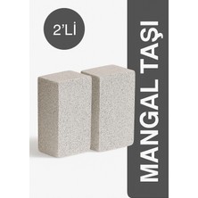 Pomex Mangal Temizlik Taşı - 2'li - Izgara, Döküm ve Yanık Yağ Temizleyici