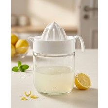 Veyla Style Cam Hazneli Limonluk Limon ve Narenciye Sıkacağı 425 ml