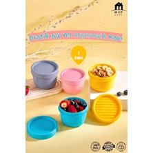 Muf Home Pratik Bebek Atıştırmalık ve Mama Saklama Kabı 300 ml | Bpa Içermez Renkli Çerezlik