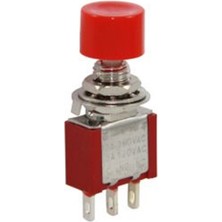 Maroces MR-139B Toggle Swıtch On-Off 3 Bacaklı Basmalı Buton Kırmızı Kafalı