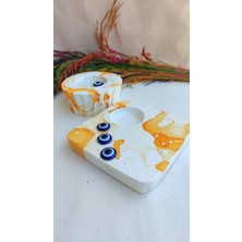 Fancyagnes El Yapımı Taş Tozu Mumluk 2li Set