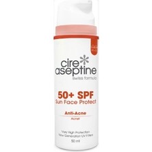 Cire Aseptine Günes Koruyucu Anti -Acne Yüz Kremi Spf 50+ Sun Face Protect 50 ml