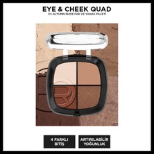 L'oréal Paris Eye & Cheek Quad - 03 Autumn Nude Dörtlü Far ve Yanak Paleti
