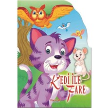 Binbir Göz Kitap Kedi Ile Fare - Şekilli Kitaplar