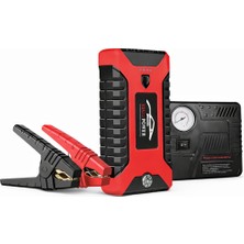 CoverZone JP-S160 | Araç Akü Takviye Cihazı, 12V Akü Takviye Cihazı, 20000MAH Taşınabilir Jump Starter, 4 USB Çıkışlı, Acil Aydınlatmalı, Dijital Göstergeli Araç Çalıştırıcı