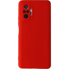 Sylar Redmi Note 10 Pro Kılıf Nano Içi Kadife Silikon - Kırmızı