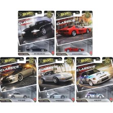 Hot Wheels Premium Modern Classics 5'li Araç Set Ferrari Testarossa Porsche 993 Gt2 Nissan Silvia