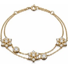 Astrée Blossom Double Chain Bileklik