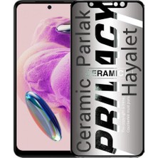 Bzontech Xiaomi Redmi Note 12S Ile Uyumlu Hayalet Ekran Koruyucu Parlak Seramik