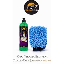 Suncar Yıkama Eldiveni + 600 ml Cilalı Nötr Şampuan Set