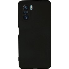 Sylar Poco F3 Kılıf Nano Içi Kadife Silikon - Siyah