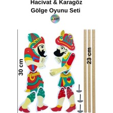 Glanart Hacivat ve Karagöz Gölge Oyun Seti 1 Takım