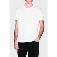 Armani Exchange Logolu Pamuklu Regular Fit Bisiklet Yaka T Shirt Erkek T Shirt XM002178 AF12308 U0009