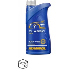 MN7501-1 Mannol Classıc Sae 10W-40 1 L Motor Yağı Apı Sn/cf Acea A3/b4  2ADET
