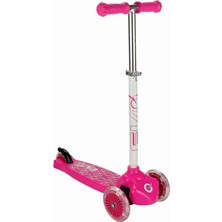 Esranın Dünyası Evo Işıklı 3 Tekerlekli Pembe Scooter RSPRD34-ESRDNS