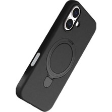 Sylar iPhone 16 Regal Magsafe Standlı Kapak - Siyah