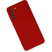 Sylar Samsung Galaxy S21 Kılıf Nano Içi Kadife Silikon - Kırmızı